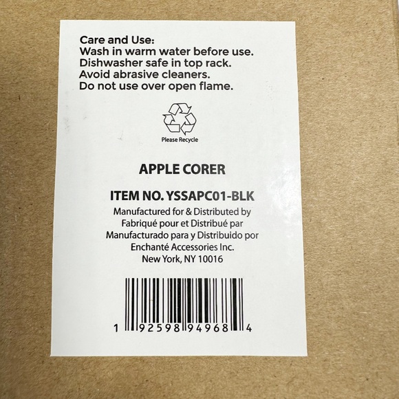 NEW Rae Dunn CORE Apple Corer with Black Handle 🍏🍏🍏 - Picture 4 of 4